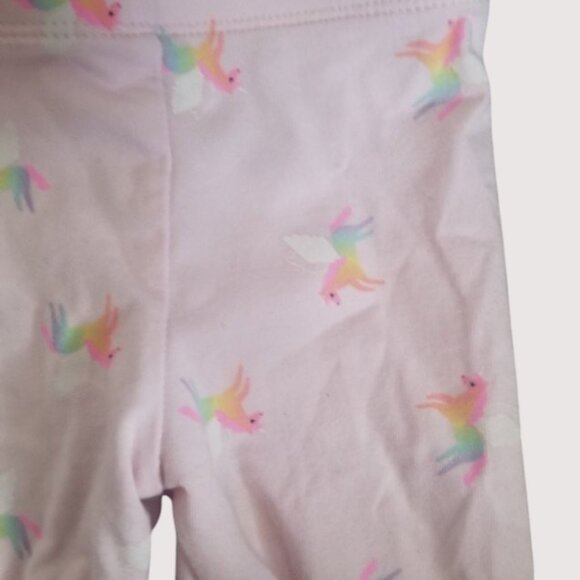 * PEEKABOO Brown Ribbed Jumpsuit CAT & JACK Pink Unicorn Leggings Girls 12 mos - Picture 6 of 6